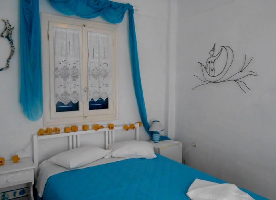 Angeliki Pension Katapola Bagian luar foto