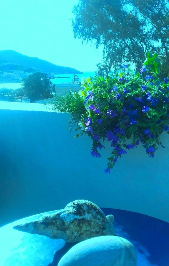 Angeliki Pension Katapola Bagian luar foto
