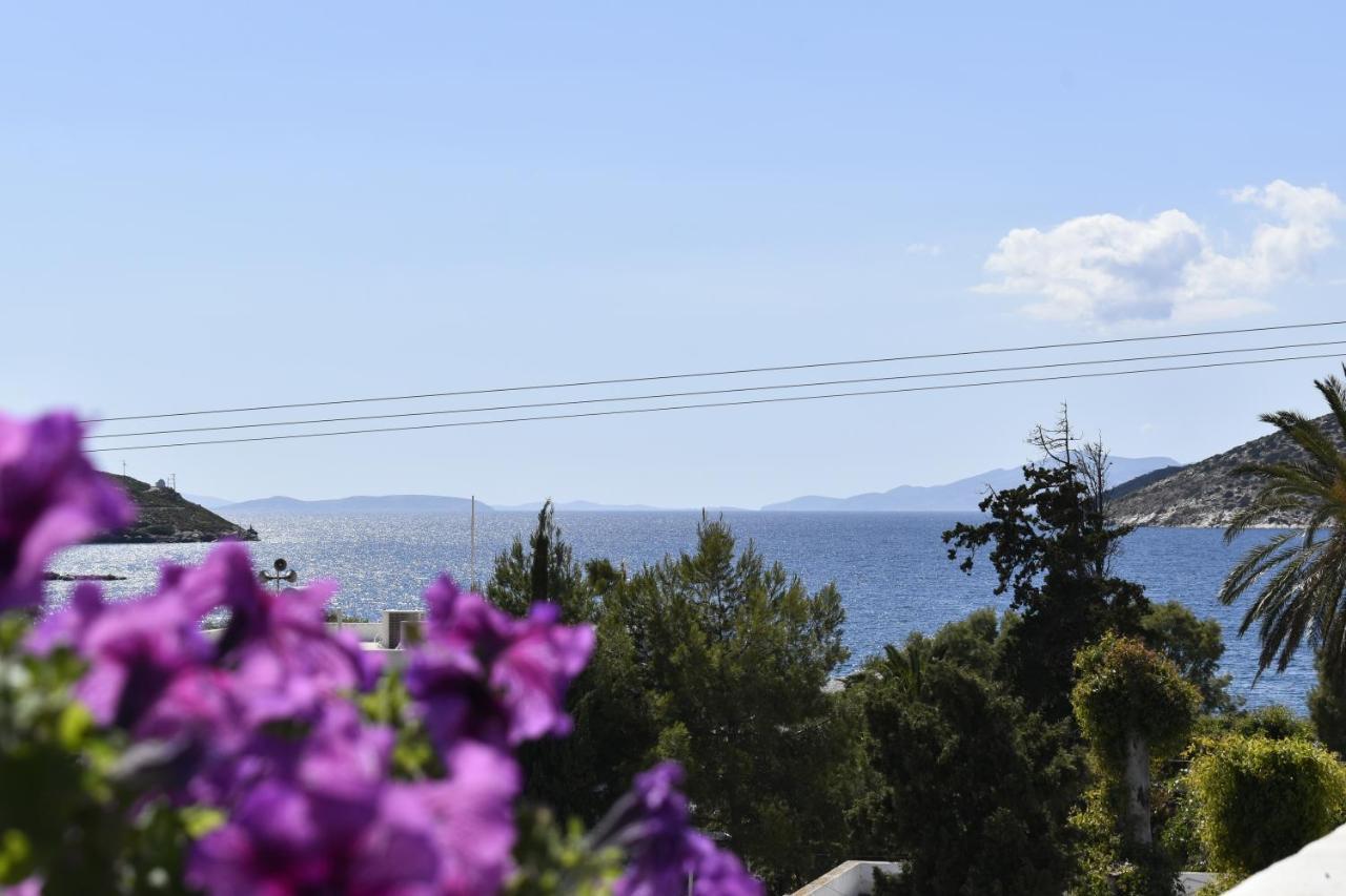 Angeliki Pension Katapola Bagian luar foto